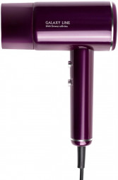 Фен GALAXY Фен для волос LINE GL 4358, violet dreams, 2100 Вт, 2 скорости потока воздуха, функция ?холодный воздух?, насадка-концентратор, защита мотора о