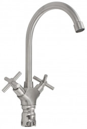 Смеситель кухонный MAGNUS 9103 Смеситель кухонный металокерамика , из нержавеющей стали марка 304