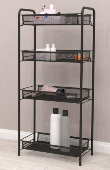 Этажерка ЗМИ Этажерка &quot;Ладья 24&quot; (LADYA 24 storage rack), черный Э 556 Ч