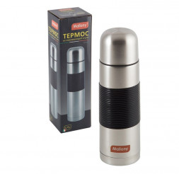 Термос MALLONY Термос из нерж. стали с силиконовыми вставками NUOVO, 0,75 л (005233)