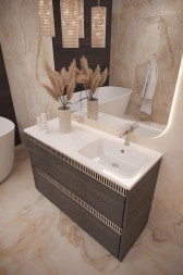 Раковина-столешница подвесная на стиральную машину PAOLA Bella 1200 R Белый