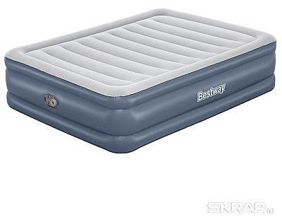 Матрас надувной BEST WAY Матрас надувной Tritech Queen со встроенным электронасосом 203x152x51см Bestway 6713I
