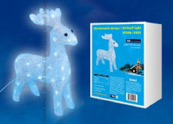 Фигуры UNIEL (07953) ULD-M3739-040/STA WHITE IP20 DEER