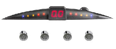 Датчик парковки INTERPOWER IP-422 WHITE 4 датчика (21mm)
