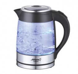 Чайник электрический ATLANTA ATH-2462 стекло черный
