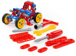 Игрушка ПОЛЕСЬЕ Конструктор Изобретатель - Квадроцикл №1 (87 элементов) (в пакете) 55057