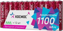 Аккумулятор КОСМОС KOCR03NIMH1100mAh12S фуксия
