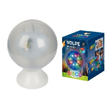 Световая система VOLPE (UL-00001530) ULI-Q307 4,5W/RGB WHITE ДИСКО ШАР 3D