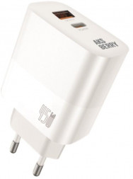 Сетевое ЗУ AKSBERRY (6900286950010) T45 45W PD + QC3.0, белый