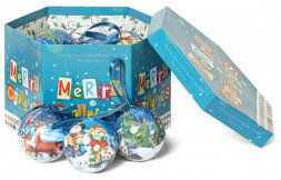 Набор ёлочных шаров WINTER GLADE Набор ёлочных шаров папье-маше, 14 шт. 7514G077