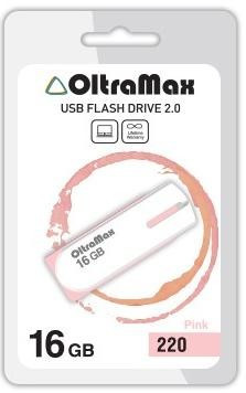 USB флэш-накопитель OLTRAMAX OM-16GB-220-розовый