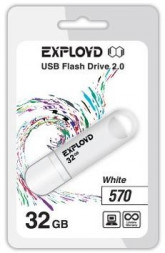 USB флэш-накопитель EXPLOYD 32GB-570 белый