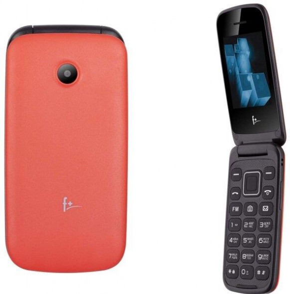 Телефон мобильный F+ Flip 2 Red
