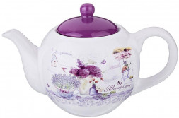 Чайник заварочный AGNESS 358-1100 ЛАВАНДОВАЯ ВЕСНА 900мл