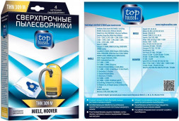 TOP HOUSE THN 309 M Сверхпрочные нетканые пылесборники 4 шт (392456) TOP HOUSE THN 309 M Сверхпрочные нетканые пылесборники 4 шт (392456)