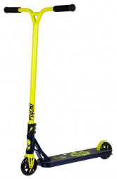 Самокат NOVATRACK 110A.PSYCHO.VT21 черно-лимонный 148309