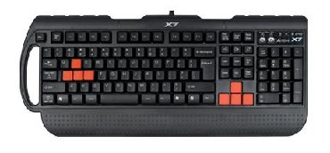 Клавиатура A4TECH G-700 PS/2 черный игровая