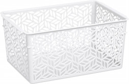 Корзинка HOMVER Linden универсальная 3,2л, 230х160х110мм (белый) 221313229/01 HOMVER Linden универсальная 3,2л, 230х160х110мм (белый) 221313229/01