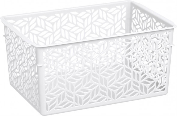 Корзинка HOMVER Linden универсальная 3,2л, 230х160х110мм (белый) 221313229/01 HOMVER Linden универсальная 3,2л, 230х160х110мм (белый) 221313229/01