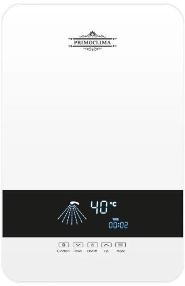 Водонагреватель проточный PRIMOCLIMA AQUA 10.0 кВт/380В, белый PRIMOCLIMA AQUA 10.0 кВт/380В, белый