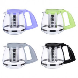 Френч-пресс VETTA Чайник заварочный 750мл, ситечко из нержавеющей стали, стекло, пластик 4 цвета 850-141