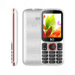 Мобильные телефоны BQ 2440 STEP L+ WHITE+RED
