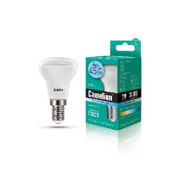 Лампа CAMELION (13354) LED4-R39/845/E14/4Вт