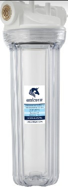 Фильтр для воды UNICORN Магистральный 10 2Р 3/4 (FH 2Р) UN +ключ, кронштейн