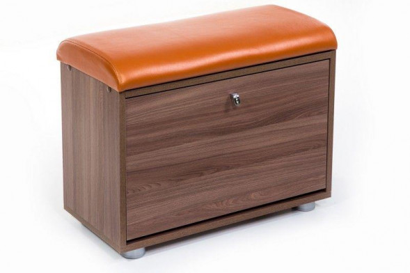 Обувница БИТЕЛ МС-1 Шимо Ясень темный/Терракот С-120 (2 кор)