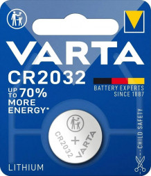 VARTA Батарея Electronics BL1 Lithium CR2032 (1шт) блистер