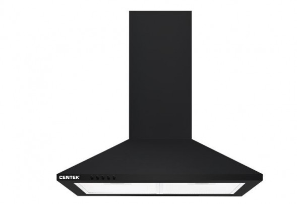 Вытяжка CENTEK СТ-1820-60 BLACK (черн) ширина 60 см, КУПОЛ, 800 м3/час, 67 Вт, 3 скорости