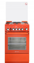 Плита газовая DE LUXE 5040.40г (кр) ЧР-017