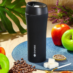 Термокружка DANIKS SL-NT015-soft-black (430662)