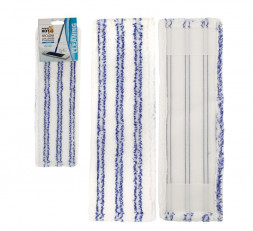 Насадка для швабры РЫЖИЙ КОТ Насадка из микрофибры с абразивом для швабры BRILLIANCE, 35гр (007974)