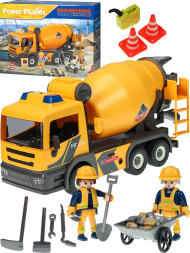 Игрушка NO NAME Игрушка. Бетономешалка, в наборе (2 работника, свет,звук, 2 бат АА не в к-те) (арт.Y26934002)