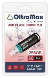 USB флэш-накопитель OLTRAMAX 256GB 230 Black 2.0 [OM-256GB-230-Black]