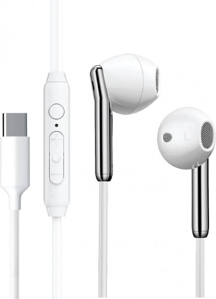 AKSBERRY (6900328340014) Y3 с микрофоном Type-C, белый