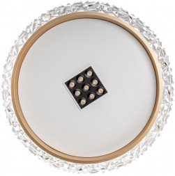 Люстра потолочная RITTER 51578 8 GALASSIA 70Вт/2700К/4200К/6400К белый/золото