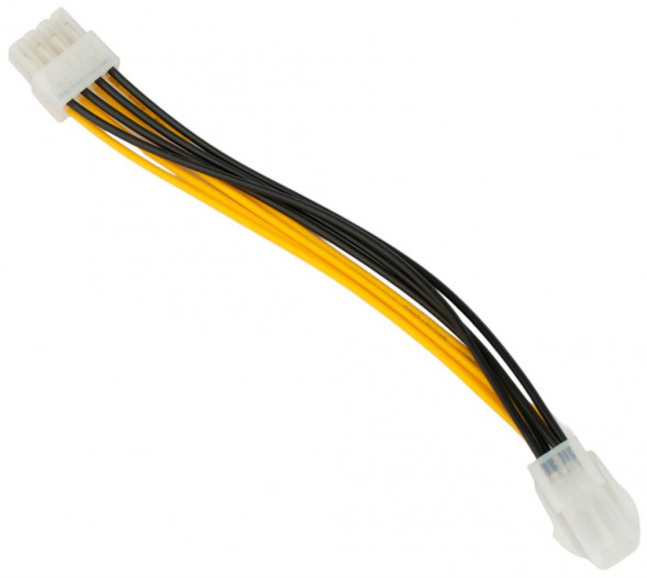 Кабель удлинитель питания CABLEXPERT (21102) CC-PSU-84-20CM