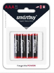 Элементы питания SMARTBUY (SBBZ-3A04B) R03-4BL