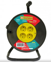 Удлинитель КАЛИБР Удлинитель на катушке УСК1-25 (2х1,5)