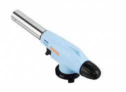 Горелка газовая ЧИНГИСХАН Горелка газ. с пьезо,цанг.захват,шир.сопло,пласт.,латунь, ударопр,морозоуст; 17х6,6х5,1см 116-023