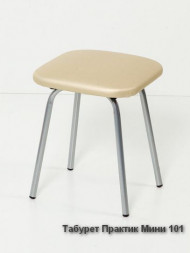 Табурет БИТЕЛ ПРАКТИК-МИНИ (серебро, С.-101)
