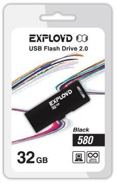 USB флэш-накопитель EXPLOYD 32GB-580-черный