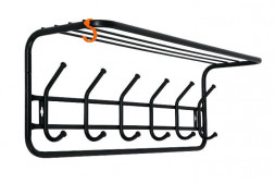 Вешалка ЗМИ Вешалка с полкой 80 Черный ВСП 7