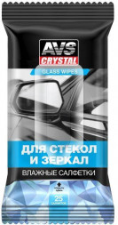 Салфетки влажные AVS Влажные салфетки &quot;Для Стекол и Зеркал&quot; 25 шт. AVK-200