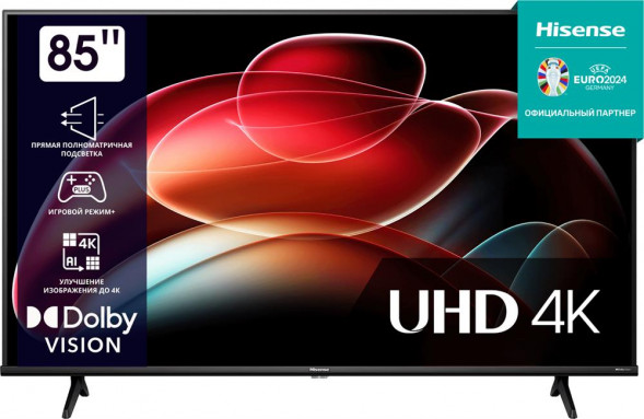 Телевизор HISENSE 85A6K SMART TV 4K ULTRA HD