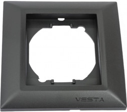 Рамка VESTA-ELECTRIC (FRM010102GRA) Roma ,графит