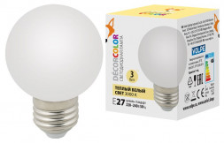 ЭЛЕКТРИКА VOLPE LED-G60-3W/3000K/E27/FR/С