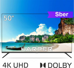 LED телевизор HARPER 50U695TS UHD SMART Салют